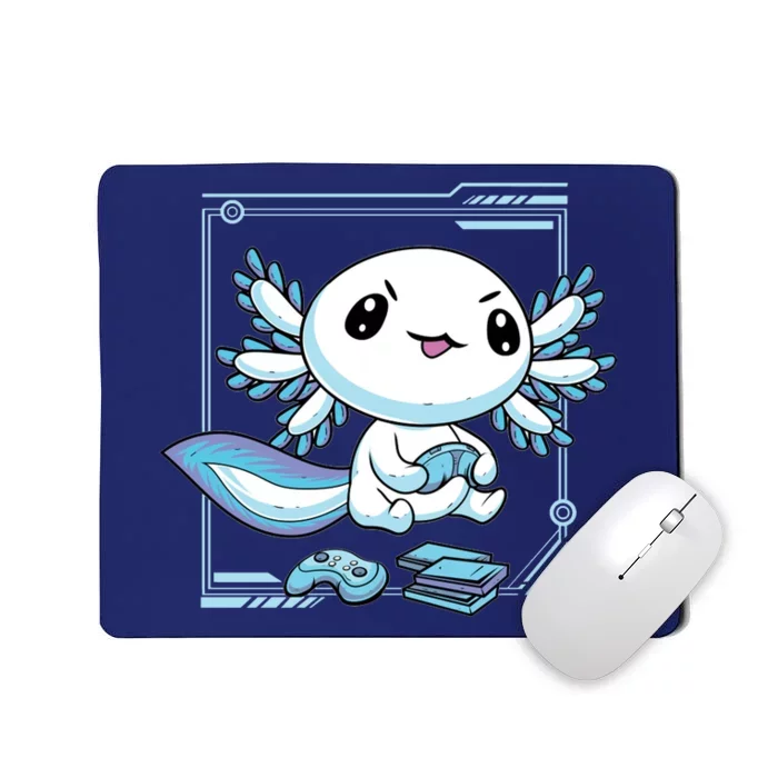 Axolotl Video Games Gamer Mousepad