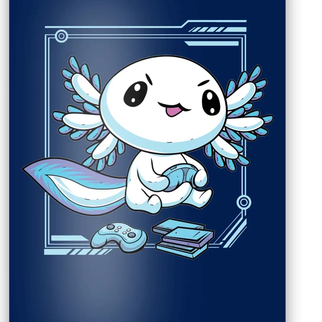 Axolotl Video Games Gamer Poster