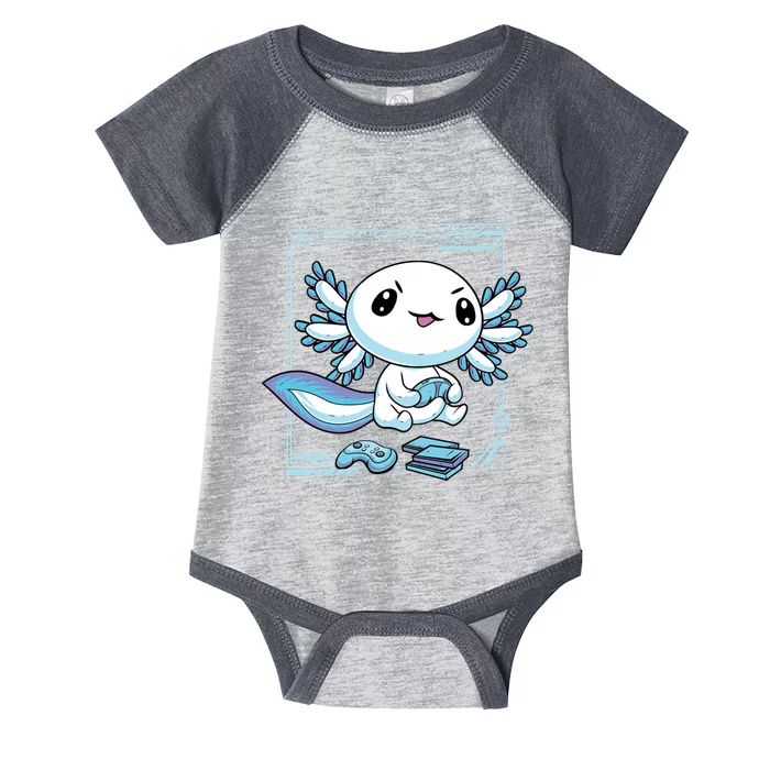 Axolotl Video Games Gamer Infant Baby Jersey Bodysuit