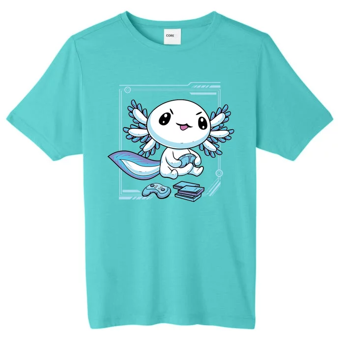 Axolotl Video Games Gamer ChromaSoft Performance T-Shirt