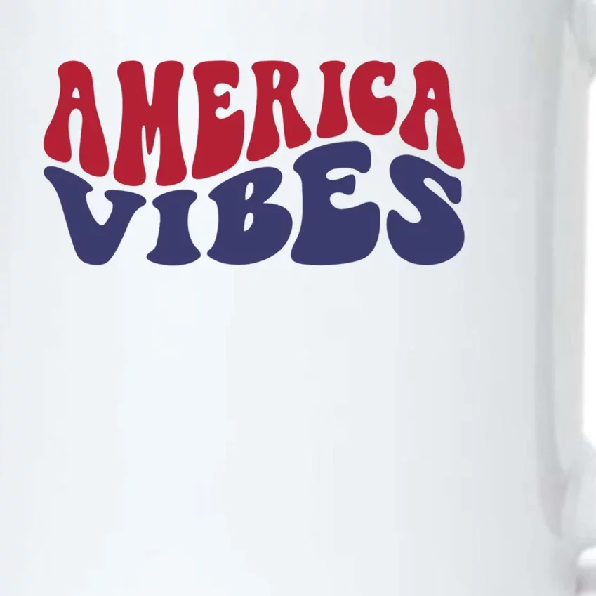 America Vibes Gift Black Color Changing Mug