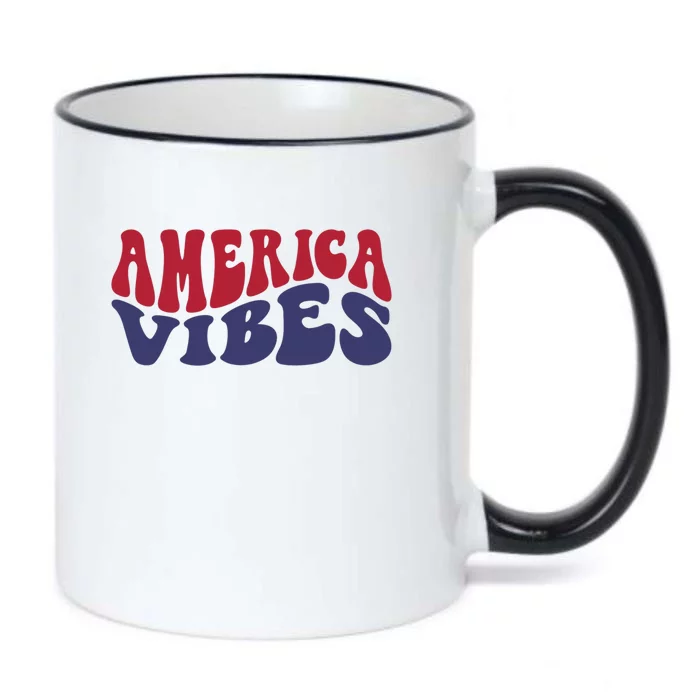 America Vibes Gift Black Color Changing Mug