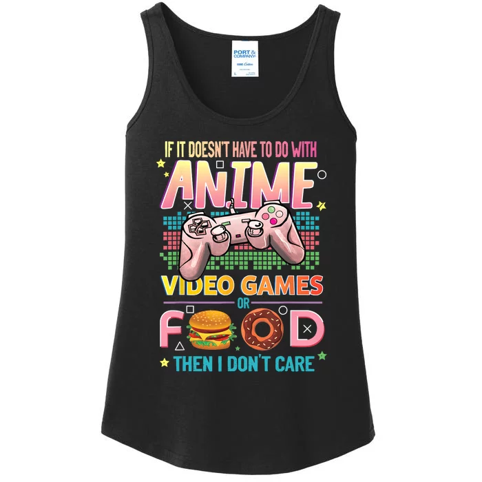 Anime Video Games Food Anime Lovers Gifts Idea Ladies Essential Tank