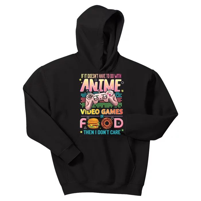 Anime Video Games Food Anime Lovers Gifts Idea Kids Hoodie