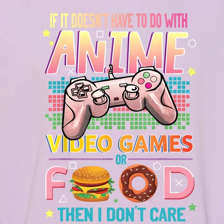 Anime Video Games Food Anime Lovers Gifts Idea Garment-Dyed Sweatshirt