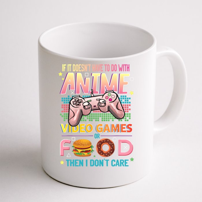 Anime Video Games Food Anime Lovers Gifts Idea Front & Back Coffee Mug