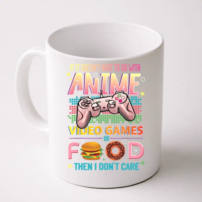 Anime Video Games Food Anime Lovers Gifts Idea Front & Back Coffee Mug