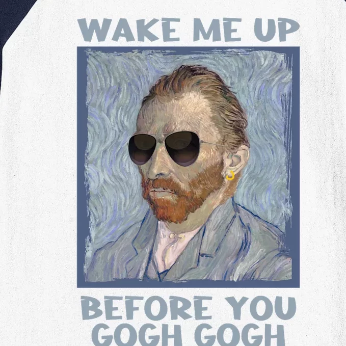 Artsy Van Gogh Meme For Design For Artists Baseball Sleeve Shirt