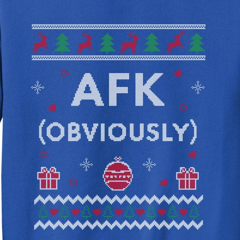 Afk Video Games Funny Gamer Design Ugly Christmas Cool Gift Sweatshirt