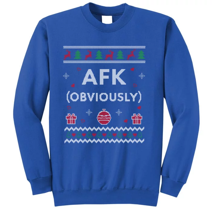 Afk Video Games Funny Gamer Design Ugly Christmas Cool Gift Sweatshirt