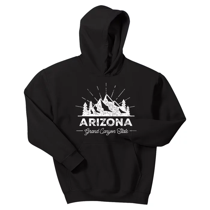 Arizona Vintage Hiking Retro Kids Hoodie