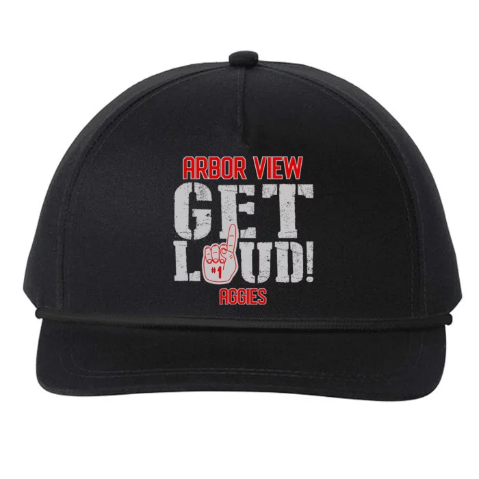 Arbor View High School Get Loud Aggies Snapback Five-Panel Rope Hat