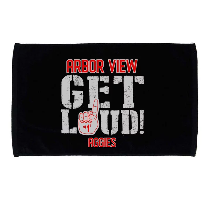 Arbor View High School Get Loud Aggies Microfiber Hand Towel