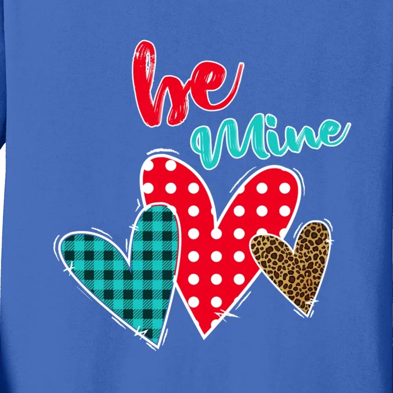 Amazing Valentines Hearts Gift Kids Long Sleeve Shirt