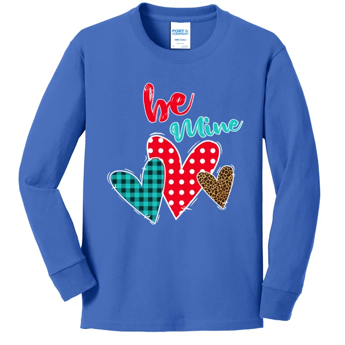 Amazing Valentines Hearts Gift Kids Long Sleeve Shirt