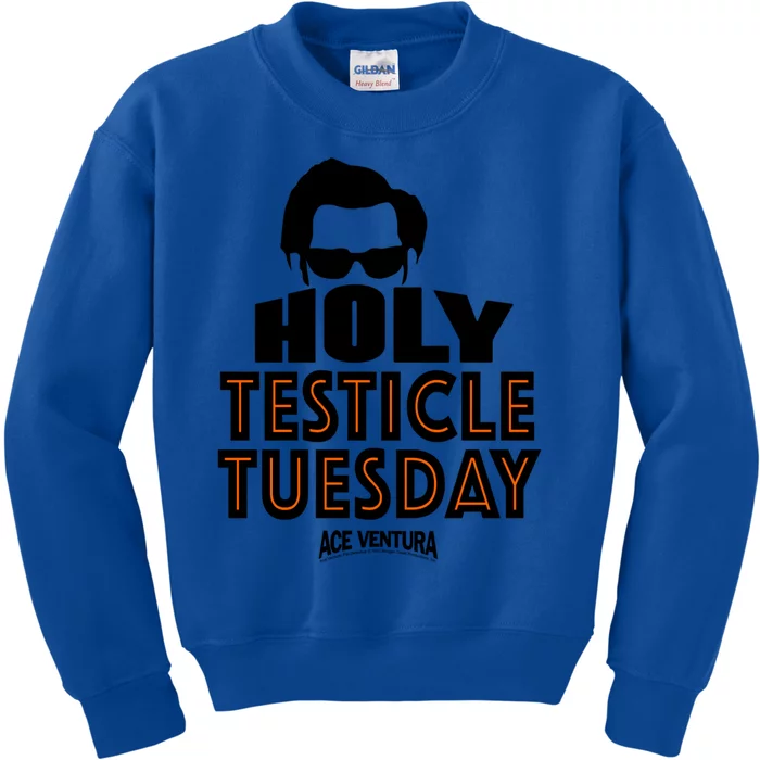 Ace Ventura Holy Testicle Tuesday Gift Kids Sweatshirt