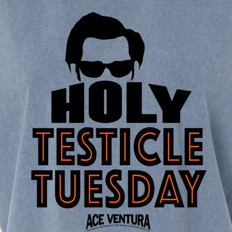 Ace Ventura Holy Testicle Tuesday Gift Garment-Dyed Women's Muscle Tee