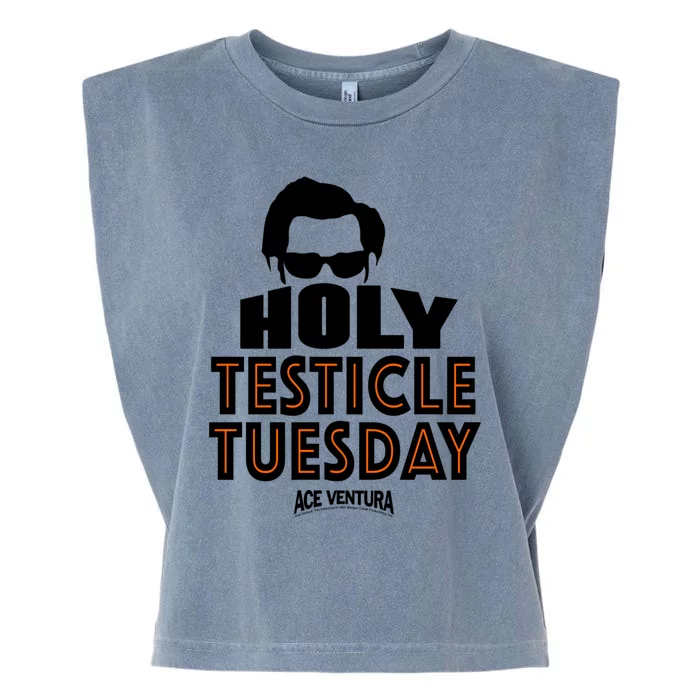 Ace Ventura Holy Testicle Tuesday Gift Garment-Dyed Women's Muscle Tee