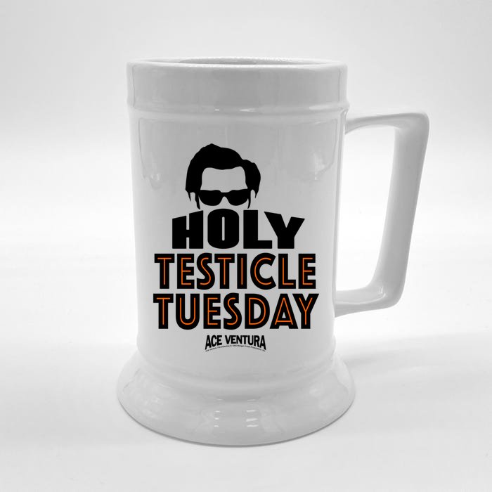 Ace Ventura Holy Testicle Tuesday Gift Front & Back Beer Stein