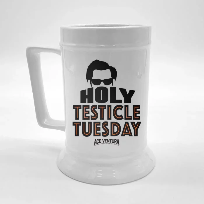 Ace Ventura Holy Testicle Tuesday Gift Front & Back Beer Stein