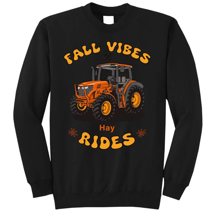 Autumn Vibes & Hay Rides Graphic Sweatshirt