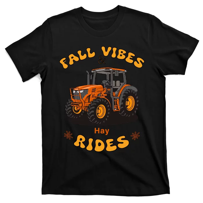 Autumn Vibes & Hay Rides Graphic T-Shirt