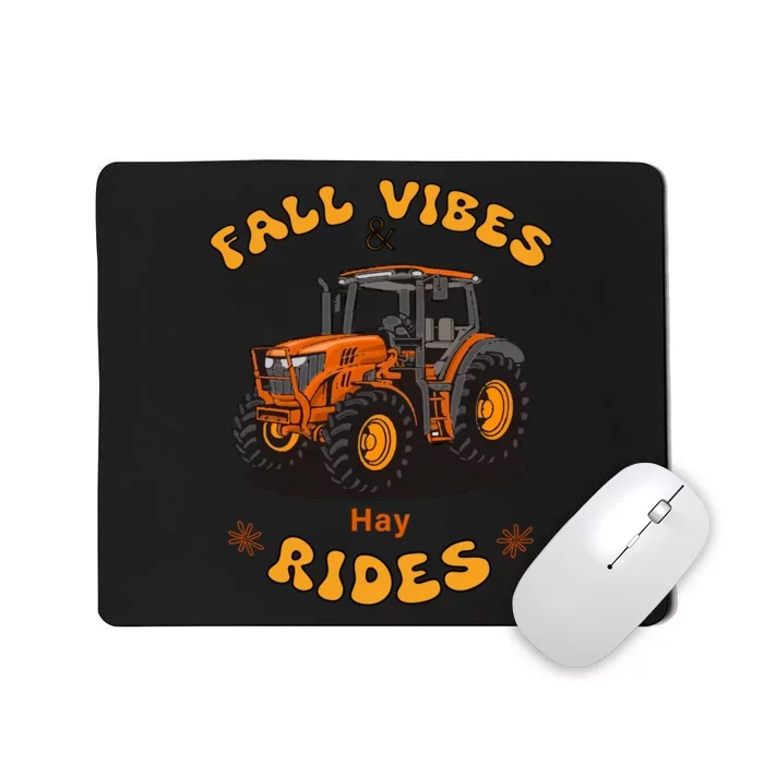 Autumn Vibes & Hay Rides Graphic Mousepad