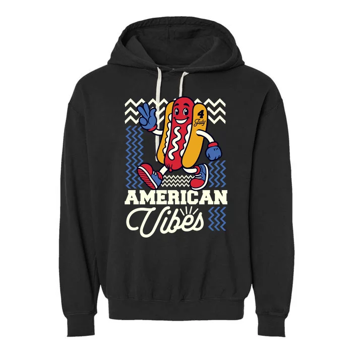 American Vibes Hot Dog Garment-Dyed Fleece Hoodie