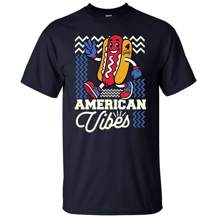 American Vibes Hot Dog Tall T-Shirt