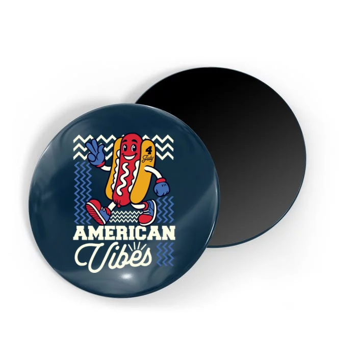 American Vibes Hot Dog Magnet