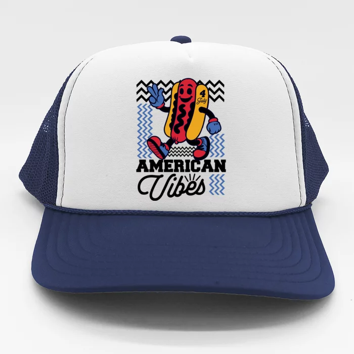 American Vibes Hot Dog Trucker Hat