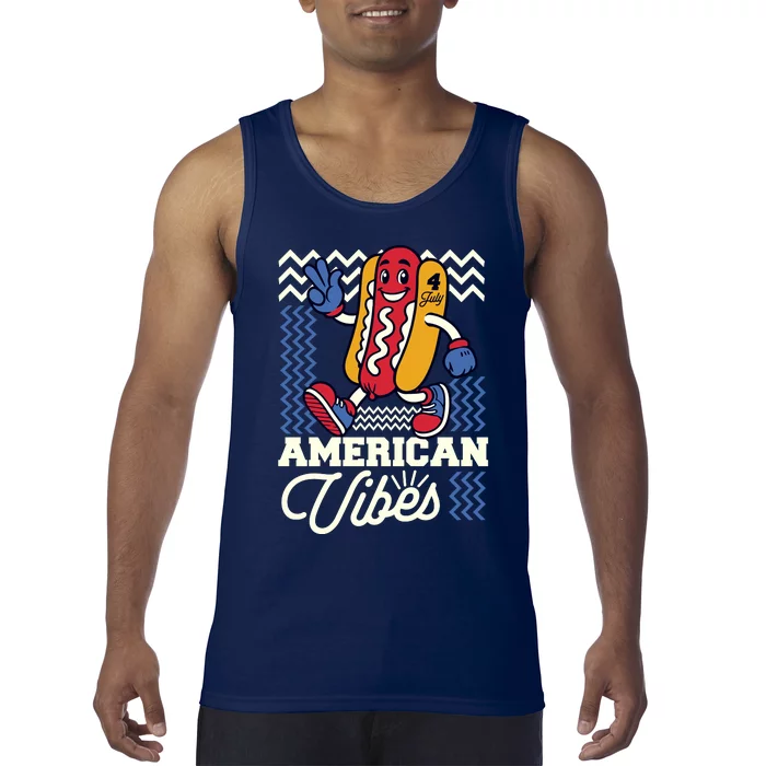 American Vibes Hot Dog Tank Top