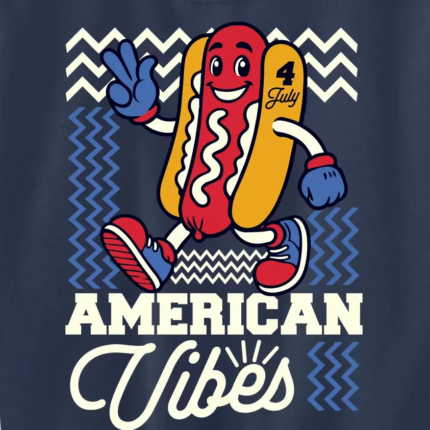 American Vibes Hot Dog Kids Sweatshirt