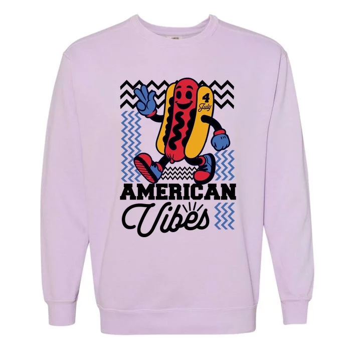 American Vibes Hot Dog Garment-Dyed Sweatshirt