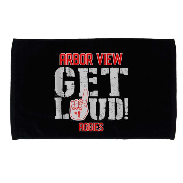 Arbor View High School Get Loud Aggies Microfiber Hand Towel