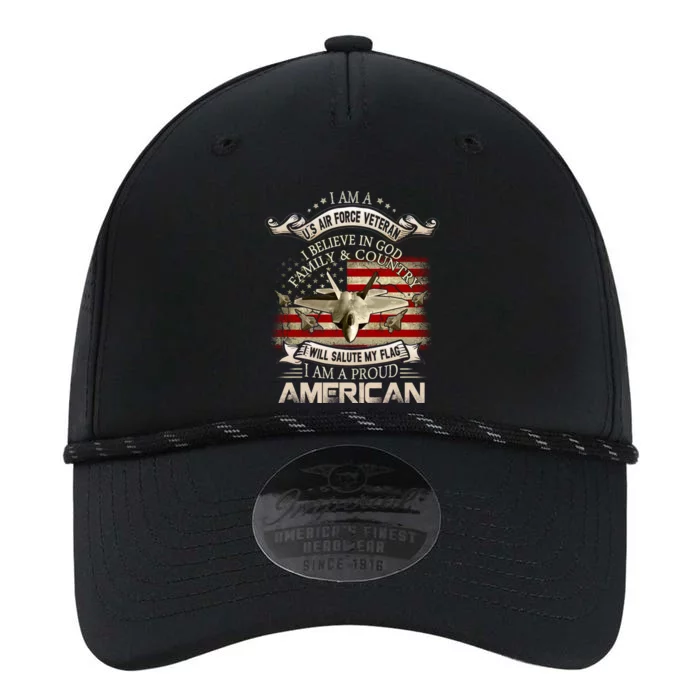 Air Veteran I Believe In God Family And Country Force Performance The Dyno Cap