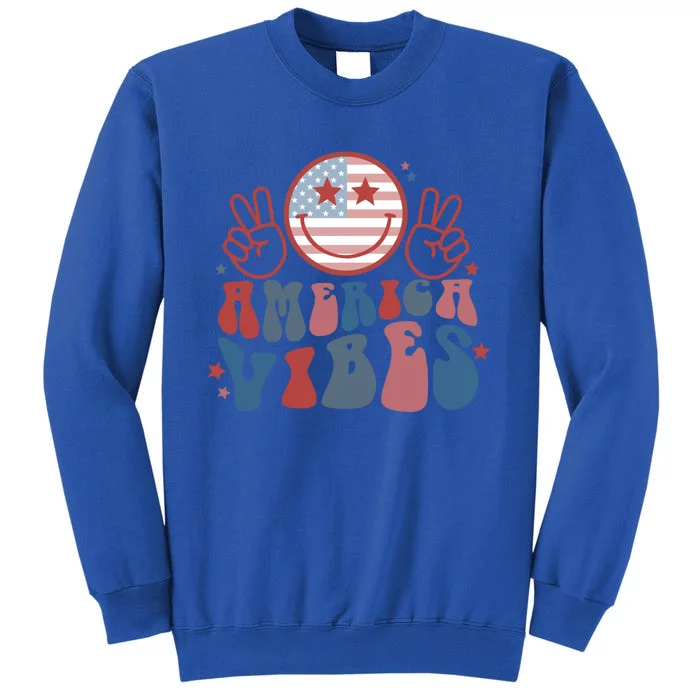 America Vibes July 4 Gift Sweatshirt