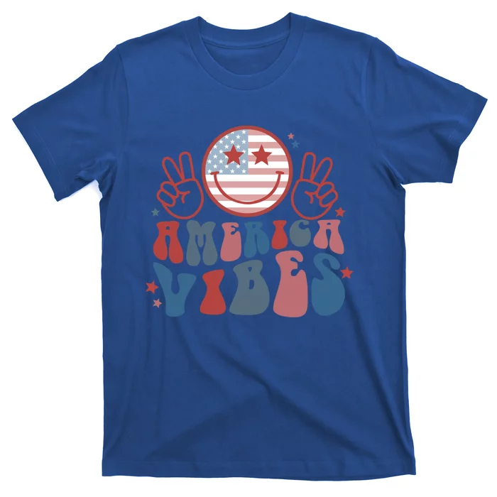 America Vibes July 4 Gift T-Shirt