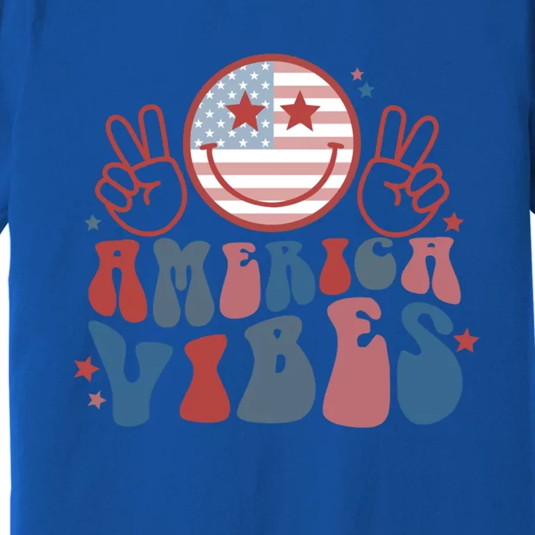 America Vibes July 4 Gift Premium T-Shirt