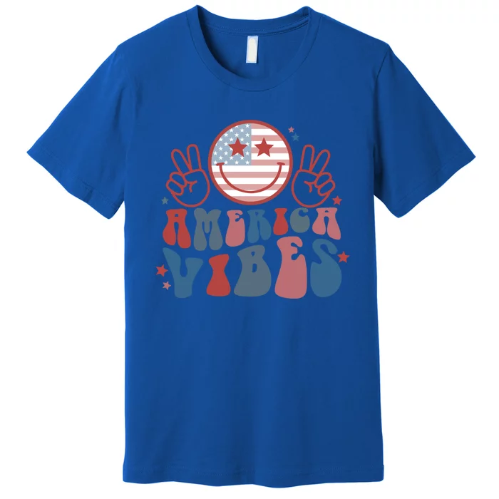 America Vibes July 4 Gift Premium T-Shirt