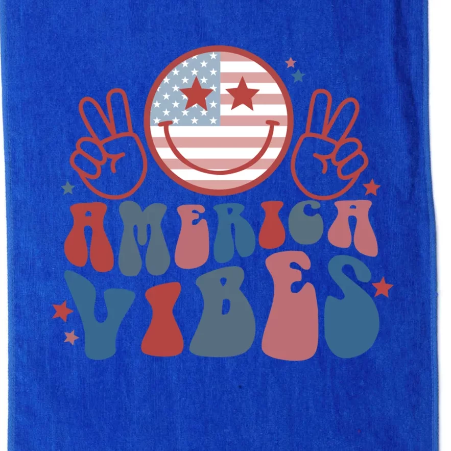 America Vibes July 4 Gift Platinum Collection Golf Towel