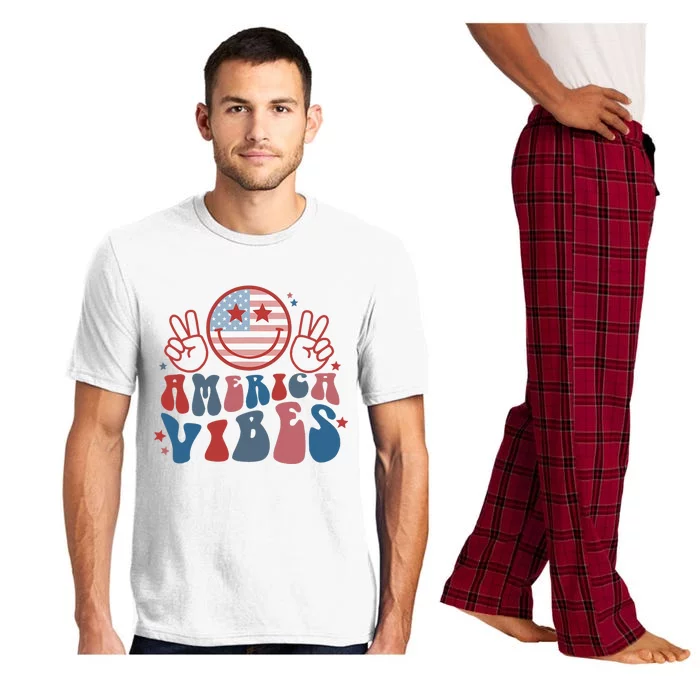 America Vibes July 4 Pajama Set