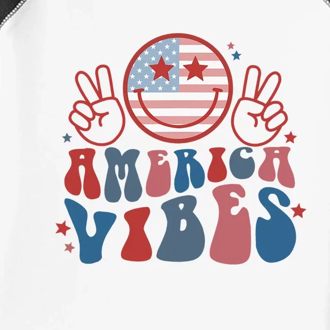 America Vibes July 4 Infant Baby Jersey Bodysuit