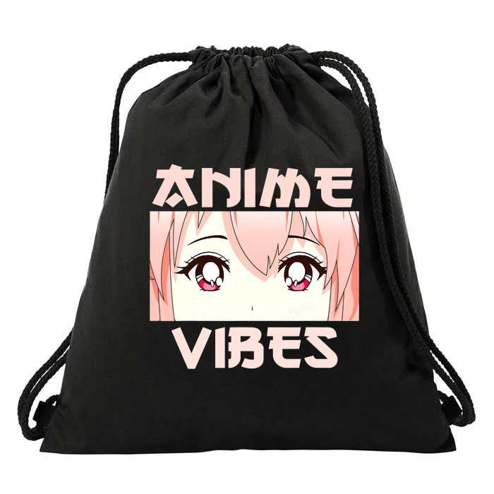 Anime Vibes Kawaii Japanese Otaku Teens Girls Drawstring Bag