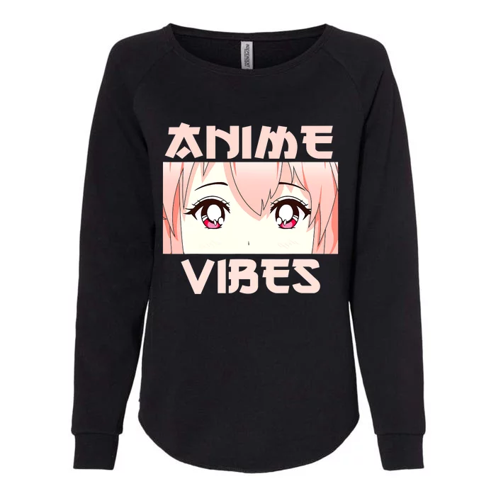 Anime Vibes Kawaii Japanese Otaku Teens Girls Womens California Wash Sweatshirt