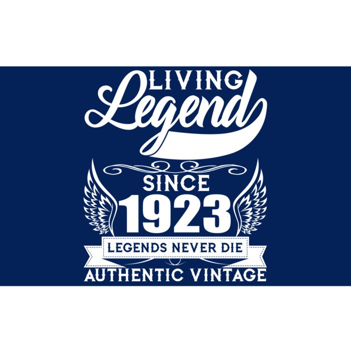 Authentic Vintage Living Legend Since 1923 Legends Never Die 100th Birthday Bumper Sticker