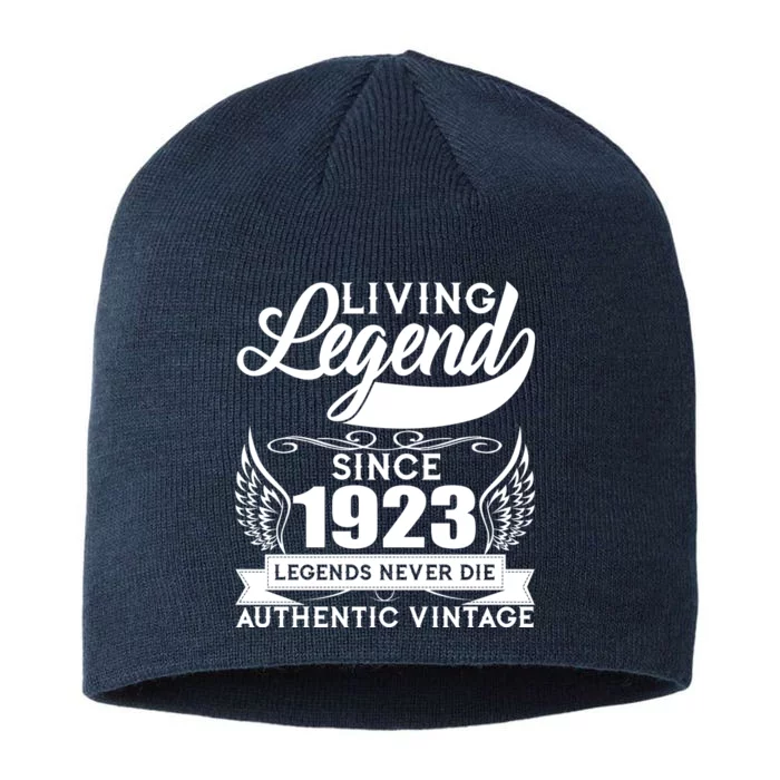 Authentic Vintage Living Legend Since 1923 Legends Never Die 100th Birthday 8 1/2in Sustainable Knit Beanie