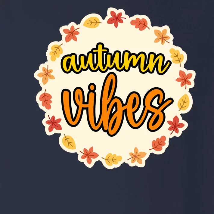 Autumn Vibes Leaf Season Toddler Long Sleeve Shirt