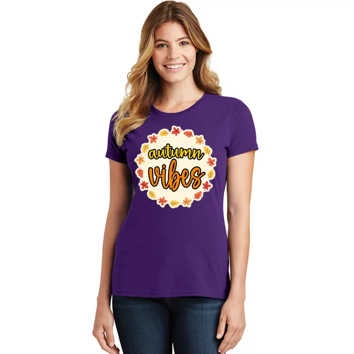 Autumn Vibes Leaf Season Women's T-Shirt