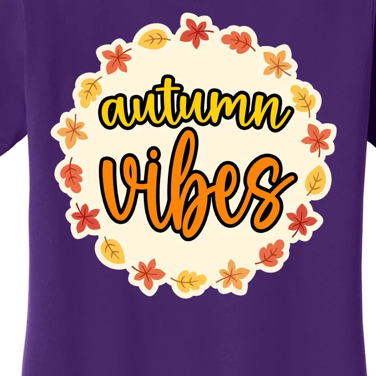 Autumn Vibes Leaf Season Women's T-Shirt